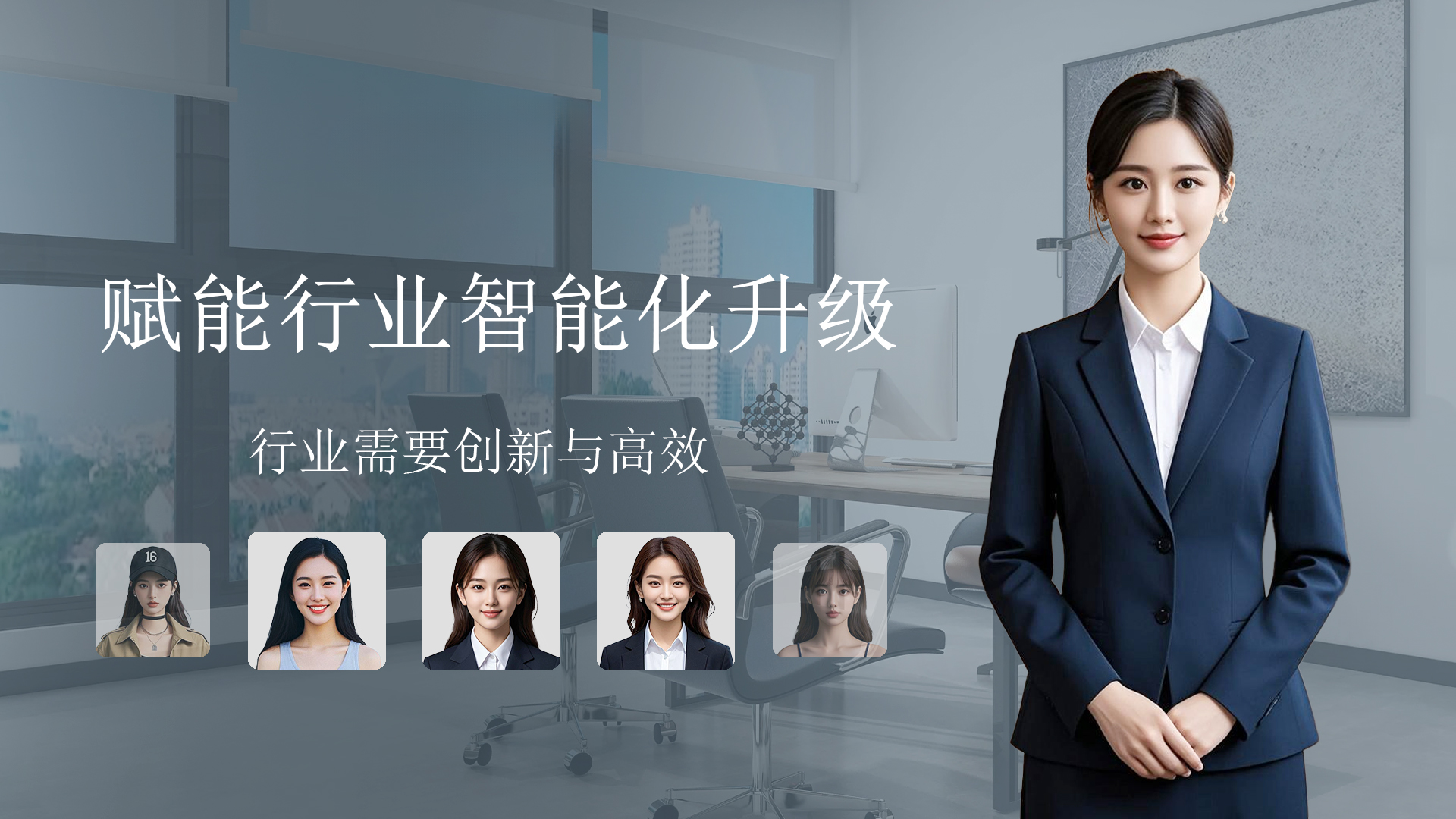 数字人核心技术视觉图